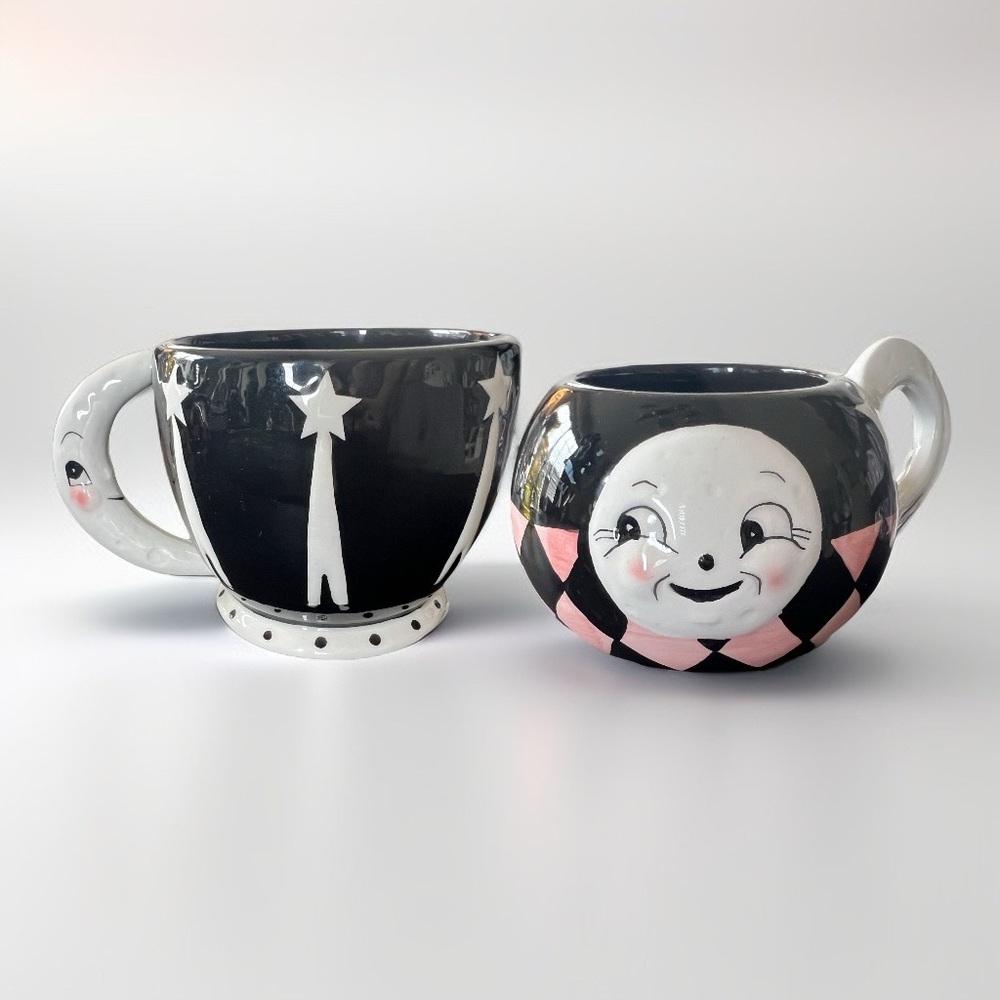 NWOB Johanna Parker Laughing Luna Moon Mug Set